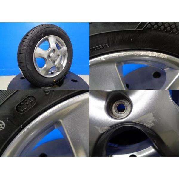 バモス純正ホイール、スタッドレスタイヤ　4本セット KENDA（ケンダ） バモス 冬タイヤ 4本 新品 アイステックネオ 155