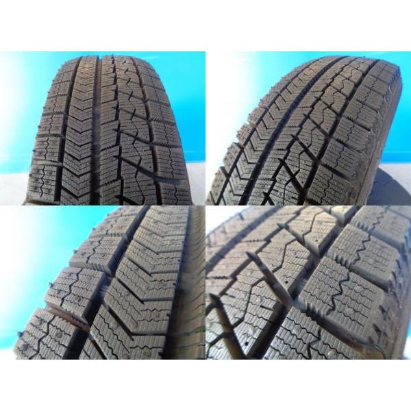タフト 冬タイヤ 4本 中古 8分山 ブリヂストン BLIZZAK VRX 165/70R14  