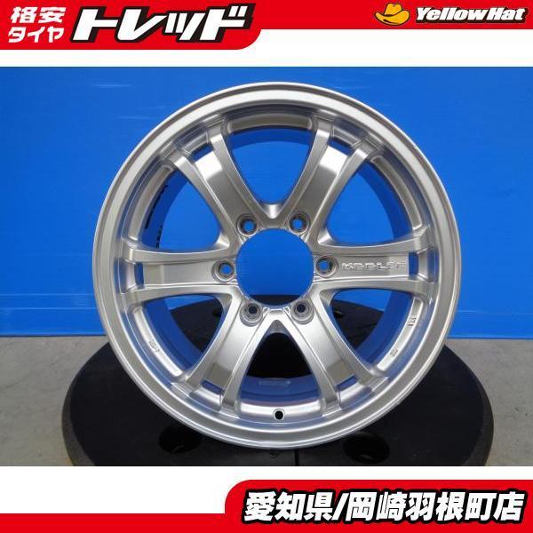 パジェロ 社外アルミ 4本 中古 Weds KEELER FORCE 17インチ 7.5J ET40