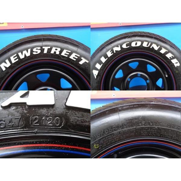 200系 ハイエース 4本 中古 NEWSTREET ALLENCOUNTER 215/65R16 109/107 