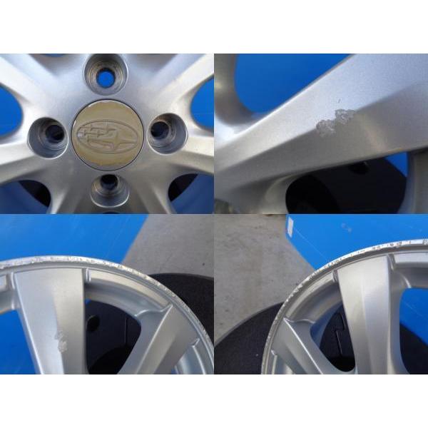 岡崎 4枚 中古 スバル R2 純正 アルミホイール 15インチ 4.5J ET45