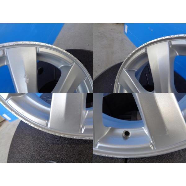 岡崎 4枚 中古 スバル R2 純正 アルミホイール 15インチ 4.5J ET45