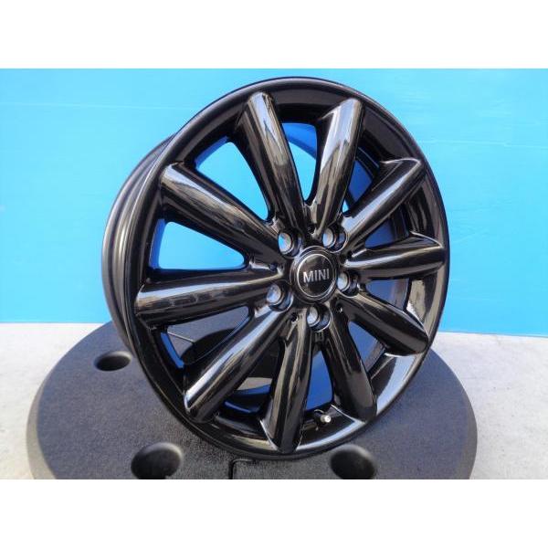 中古 4本 MINI コスモススポーク 17インチ 7J ET54 5H-112 ブラック