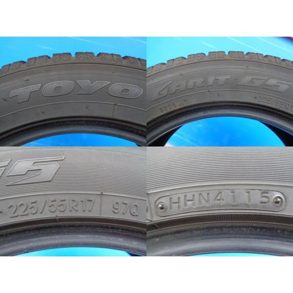 TOYO TIRES アルファード 10系 中古 冬タイヤ 4本 トーヨー GARIT G5  