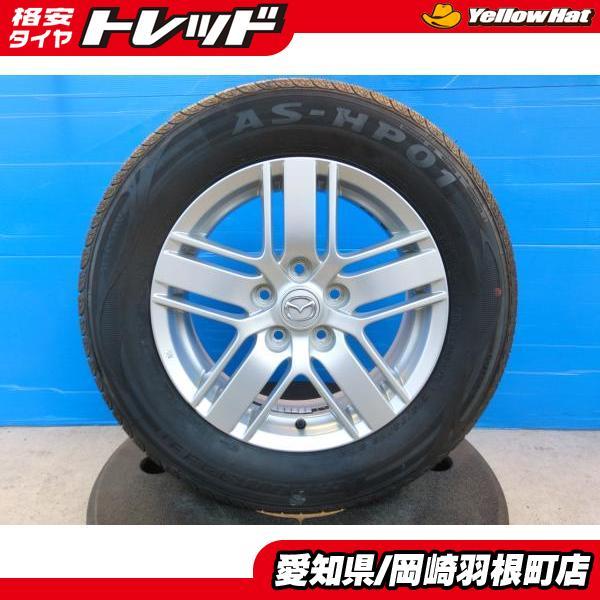 新品 夏タイヤ 中古 4本 マツダ MPV 純正 LY3P 16インチ + ARROWSPEED