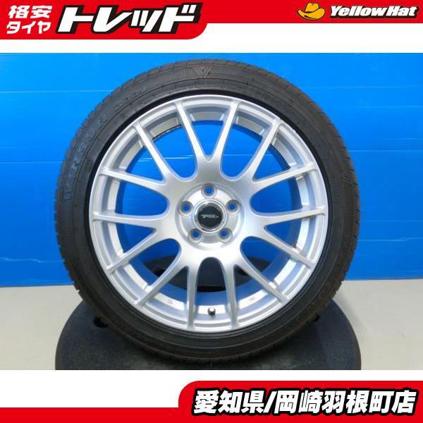 インプレッサ 17インチ 夏タイヤ 4本 中古 ブリヂストン TOPRUN M7 +