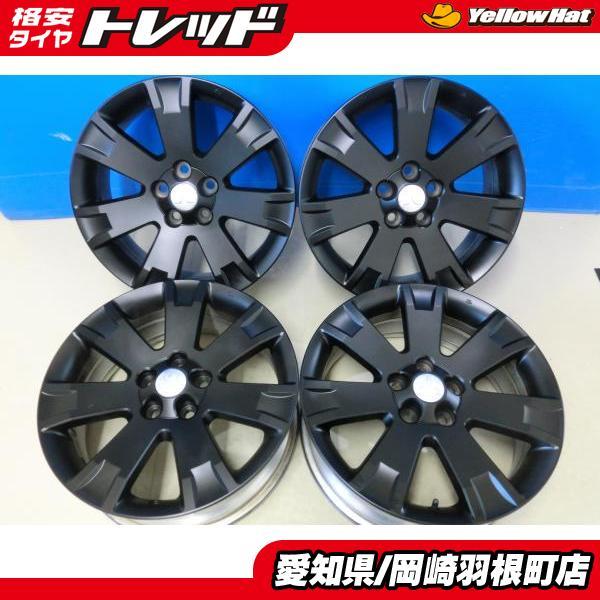 自家塗装 マットブラック 4本 ミツビシ デリカ D5 純正 アルミ 18