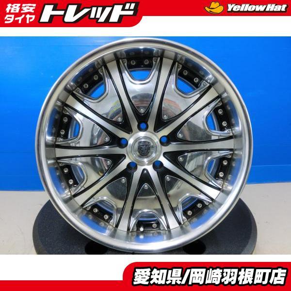 クラブリネア　19インチ アルミホイール 4本セット 19インチ クラブリネア 深リム 3ピース 中古 ホイール 4本セット 8.5J