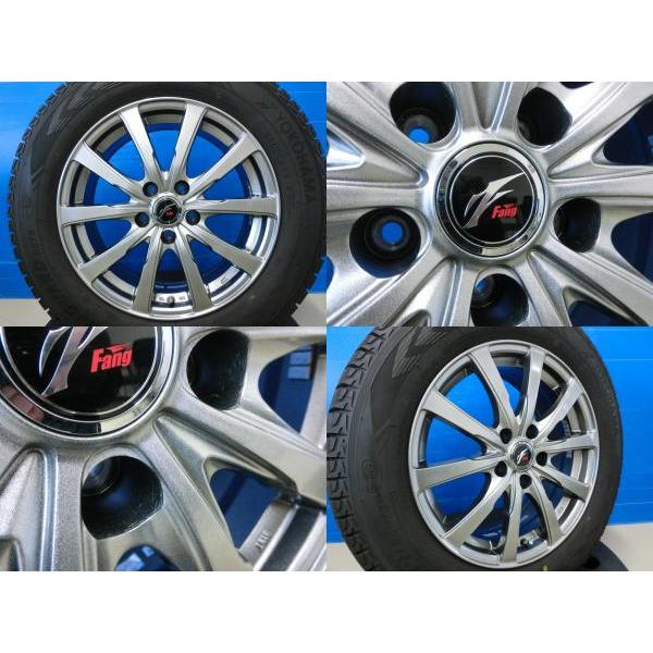 CX-5 RAV4 中古 スタッドレス ホイール 4本 SET 2021年製 ヨコハマ iceGUARD G075 225/65R17 Weds Fang 17インチ ハリアー NX 岡崎｜tire-shop-tread｜02