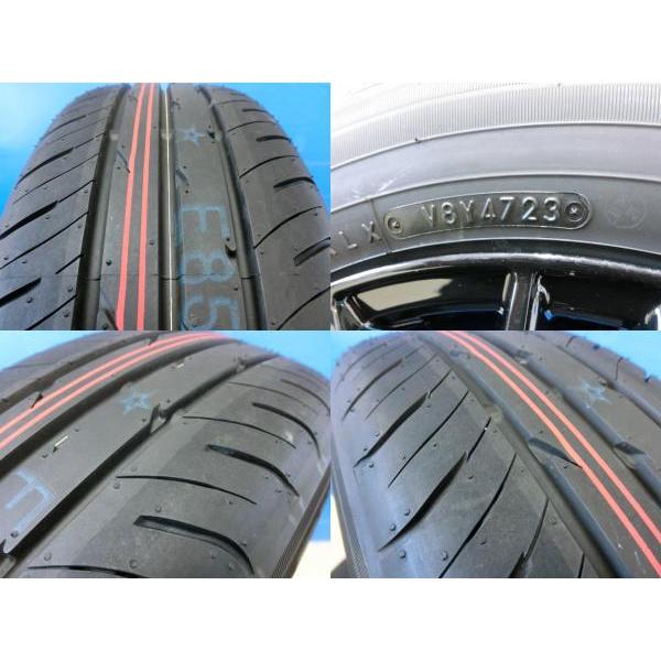 2代目 フリード 夏タイヤ ホイール 4本 SET 新車外し TOYO ナノエナジー J67 185/65R15 2023年製 + 新品 VENES FS-01 15インチ 岡崎｜tire-shop-tread｜06