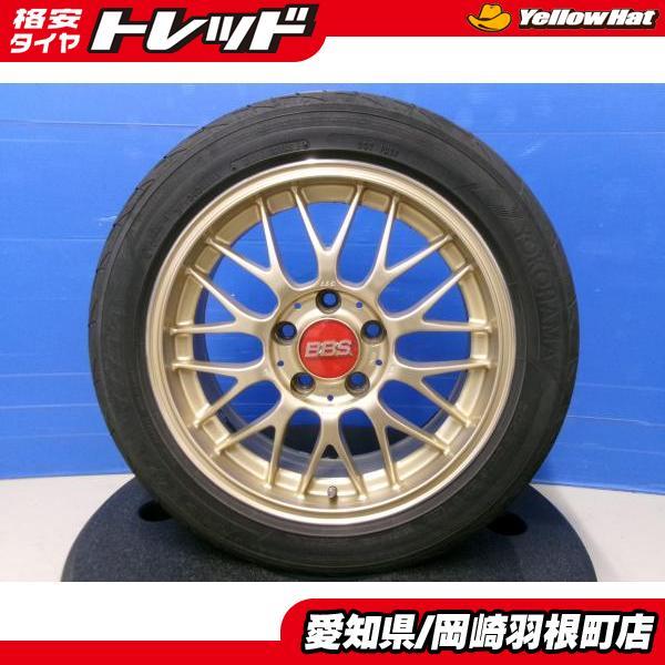 中古 アルミ BBS FORGED 鍛造 RG-F RG368 16インチ 7J ET35 5H114.3 5