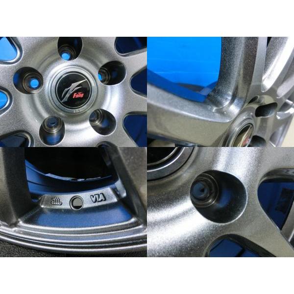 SAI ジューク MAZDA3 プリウスα 205/60R16 サマータイヤ ホイール 4本 SET 新品 ピレリ POWERGY + 中古 SPORT ABELIA 16インチ 岡崎｜tire-shop-tread｜05