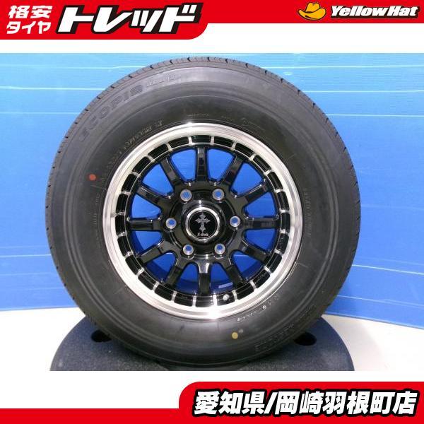 ハイエース　新車外し BRIDGESTONE 195/80R15 タイヤセット BRIDGESTONE（ブリヂストン） ハイエース 新車外し 中古 夏タイヤ 195