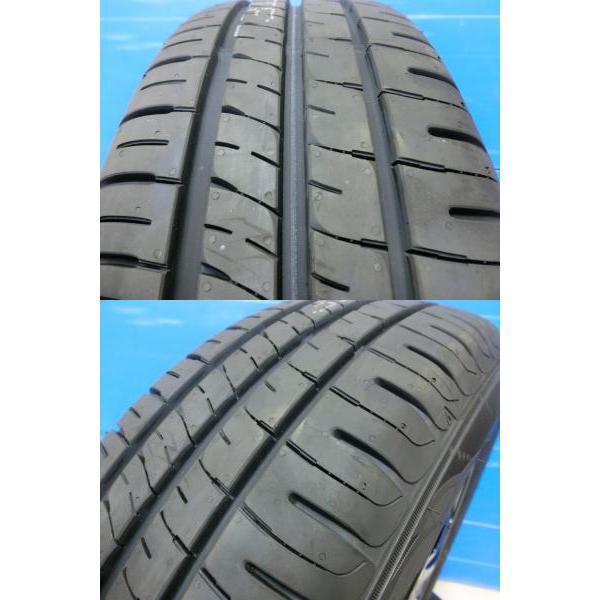 アクア ヴィッツ 新品 夏タイヤ 中古アルミ ダンロップ エナセーブ EC204 185/60R15 社外ホイール 15インチ 4H100 岡崎｜tire-shop-tread｜09