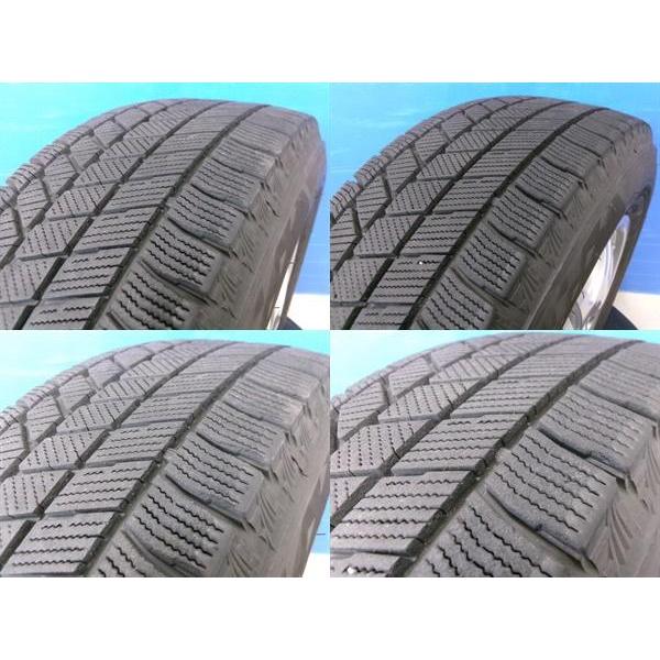 セレナ 中古 アルミ 冬タイヤ ブリヂストン VRX3 195/65R15 BADX 15インチ 5H114.3 ブリザック アイシス C26 C27 スノー 岡崎｜tire-shop-tread｜10