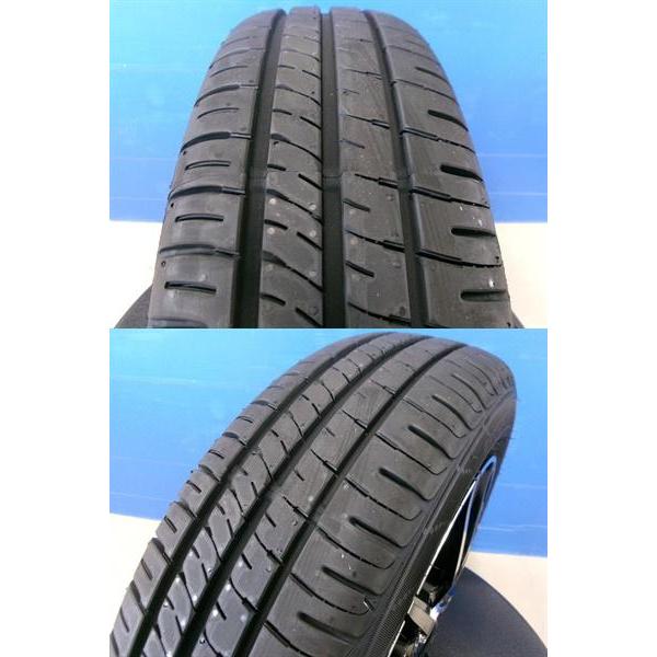 155/65R14 ダンロップ 夏タイヤ 新品 社外アルミ ホイール 中古 14インチ 4H100 N-BOX スペーシア タント ムーヴ 岡崎｜tire-shop-tread｜09