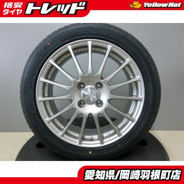 16インチ 6.5J 4穴 軽量 フィット シャトル アクア 185/55R16 新品