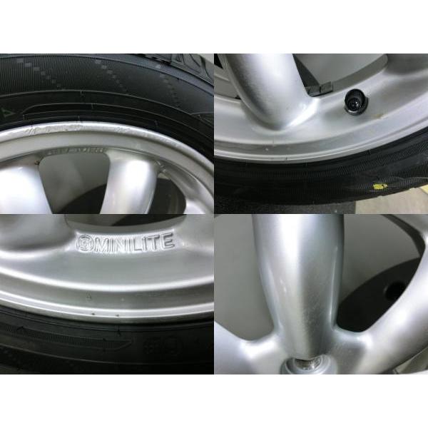 DUNLOP（ダンロップ） MINILITE 15インチ 4.5J +45 PCD100 4H ダイハツ 