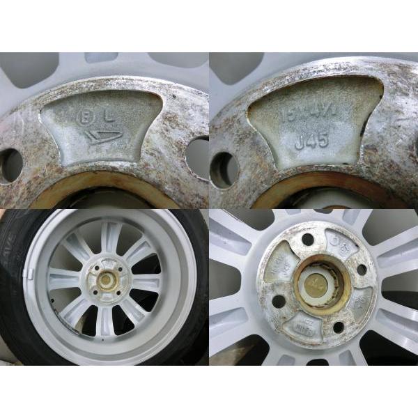 DUNLOP（ダンロップ） MINILITE 15インチ 4.5J +45 PCD100 4H ダイハツ 
