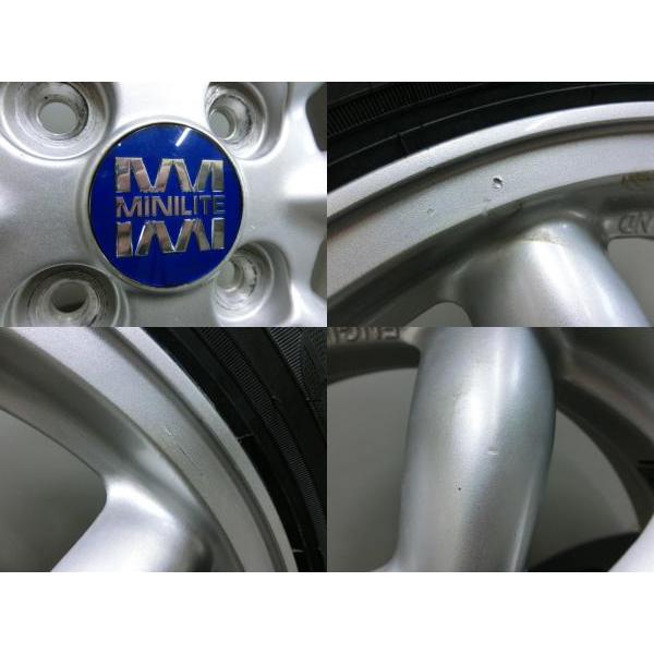 DUNLOP（ダンロップ） MINILITE 15インチ 4.5J +45 PCD100 4H ダイハツ 