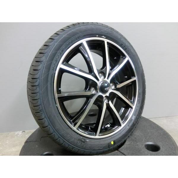 DUNLOP 165/55R15 新品 夏 タイヤ 中古 美品 ホイール 4本SET DUNLOP 165/55R15 新品 夏 タイヤ 中古 美品 ホイール 4本SET