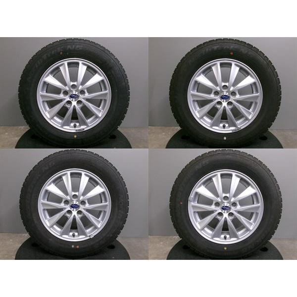 中古 スタッドレス タイヤ 195/65R15 インプレッサ 純正 アルミ 中古 スタッドレス タイヤ 195/65R15 インプレッサ 純正 アルミ