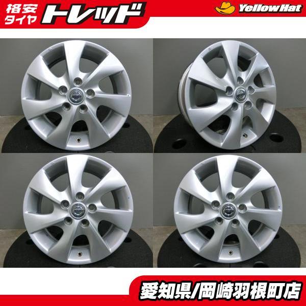 中古 4本セット 日産 セレナ C26 純正 16インチ ホイール 6J +45