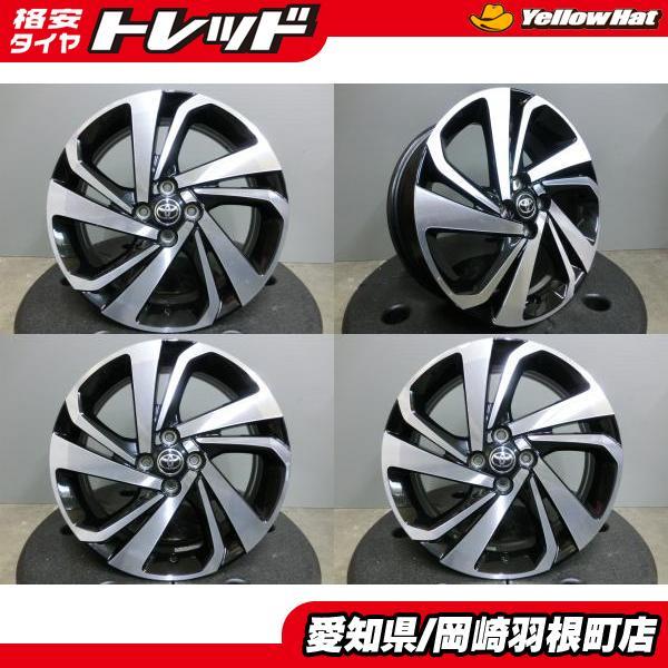 美品 4本セット トヨタ ライズ 純正 17インチ 4-100 4穴 6J +40 中古