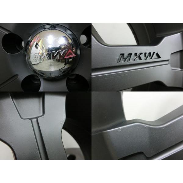 MKW MK-36 16インチ 7J +35 5/114.3 自家塗装 マットブラック 中古 4本