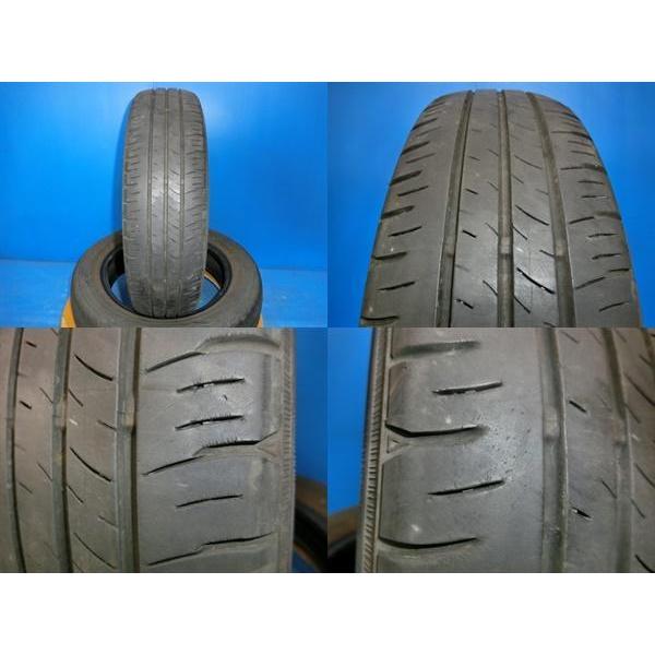 送料無料 中古 ダンロップ エナセーブ ECO300+ 155/65R14 75S 4本  