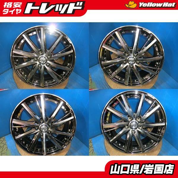 送料無料 未使用 展示品 ホイール 18 インチ 7.0J +48 5H114.3 4本