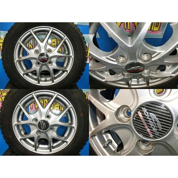 送料無料 中古 スタッドレス ダンロップ ウィンターマックス WM02 155/65R13 73Q ホイール 4本 キャロル スピアーノ ワゴンR アルト｜tire-shop-tread｜07