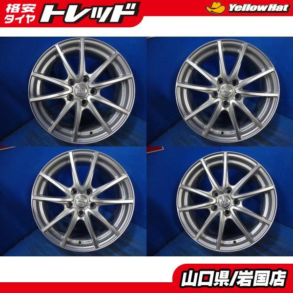 送料無料 中古アルミホイール 4本セット ウエッズ JOKER ジョーカー 17  