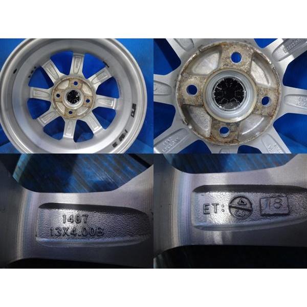送料無料 中古アルミホイール 4本セット Aphrodite アフロディーテ 13