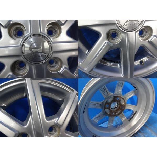 送料無料 中古アルミホイール 4本セット Aphrodite アフロディーテ 13