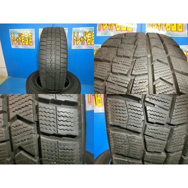 送料無料 中古 スタッドレス ダンロップ ウィンターマックス WM02 215/60R16 95Q ホイール 4本 CX-3 エスティマ オデッセイ ティアナ｜tire-shop-tread｜05