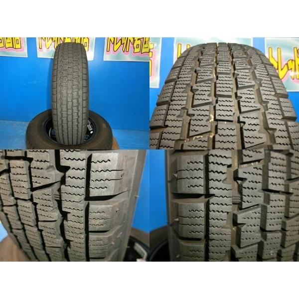 送料無料 中古 スタッドレス ブリヂストン W300 145/80R12 80/78 LT ホイール 4本 クリッパー エブリイ ミニキャブバン スクラム｜tire-shop-tread｜05