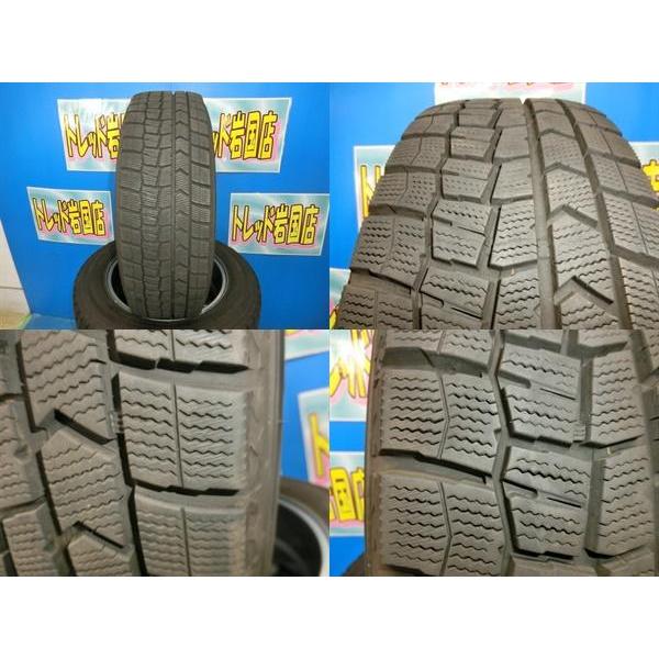 送料無料 中古 スタッドレス ダンロップ ウィンターマックス WM02 205/65R16 95Q ホイール 4本 アルファード エスティマ ヤリスクロス｜tire-shop-tread｜03