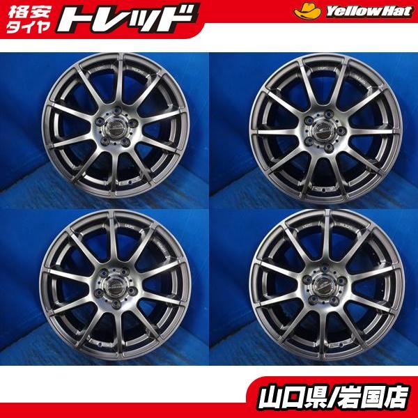 送料無料 中古アルミホイール 4本セット A-TECH SCHNEIDER 