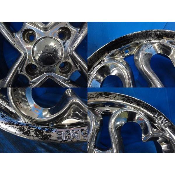 送料無料 中古アルミホイール 4本セット PIAA JEWEL HEART 送料無料 中古アルミホイール 4本セット PIAA JEWEL HEART