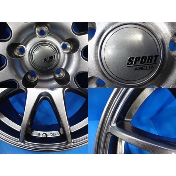 送料無料 中古アルミホイール 4本セット SPORT ABELIA スポルト 送料無料 中古アルミホイール 4本セット SPORT ABELIA スポルト