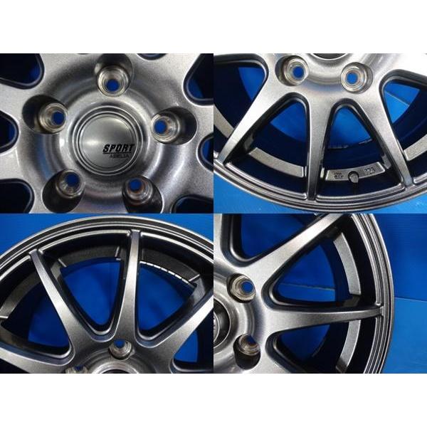 送料無料 中古アルミホイール 4本セット SPORT ABELIA スポルト 送料無料 中古アルミホイール 4本セット SPORT ABELIA スポルト