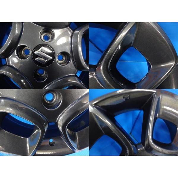 送料無料 美品 中古 SUZUKI スズキ クロスビー 純正アルミ 4本セット 