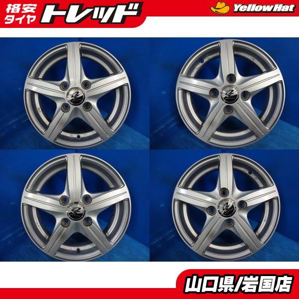 送料無料 中古アルミホイール 4本 ウェッズ DEGNER デグナー 13-4.0J