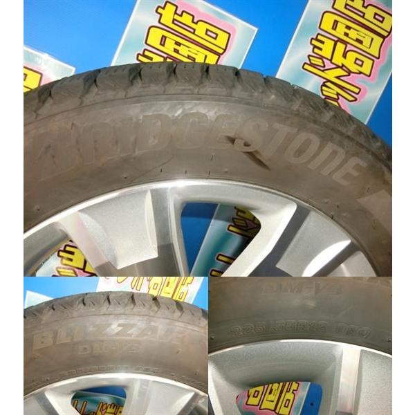 BRIDGESTONE DM-V3 225/55R18 冬 スタッドレス 中古 BRIDGESTONE 送料無料 中古 スタッドレス ブリヂストン