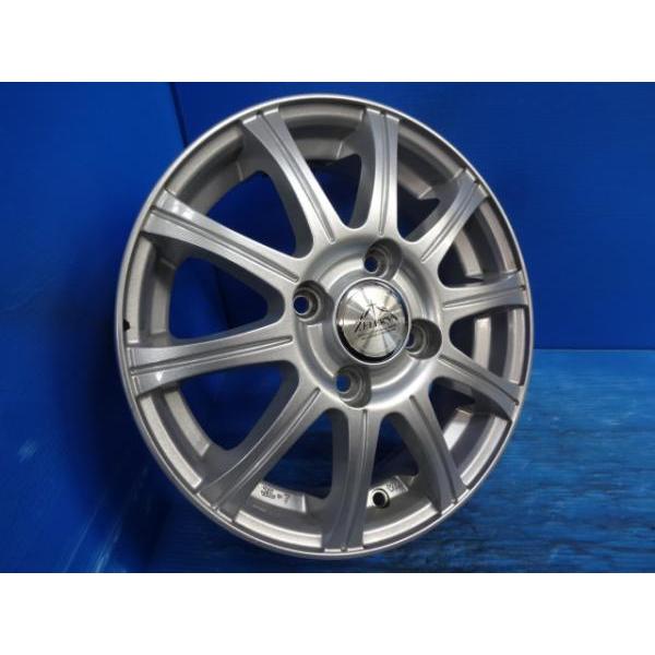 送料無料 中古アルミホイール 4本 ZELERNAゼラーナ 13-4.0J IS43 4H