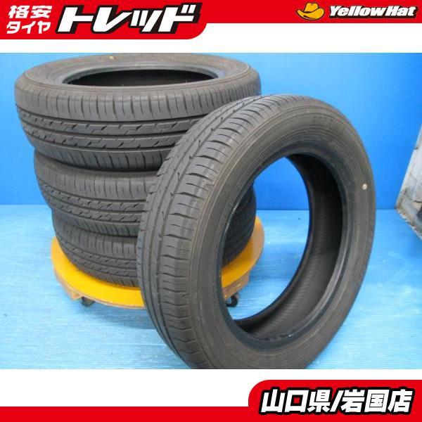 送料無料 中古 エコファイン 155/65R14 75S 4本 デイズ ワゴンR