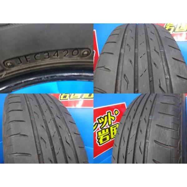 BRIDGESTONE（ブリヂストン） 送料無料 中古夏タイヤ 2本 BRIDGSTONE 