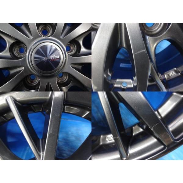 送料無料 中古アルミホイール 4本 ウエッズ ravrionラブリオン 15-6.0J