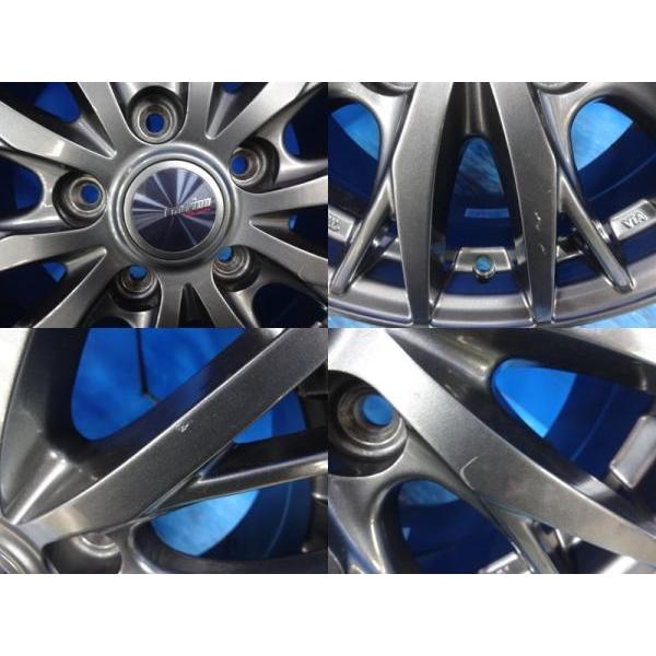 送料無料 中古アルミホイール 4本 ウエッズ ravrionラブリオン 15-6.0J